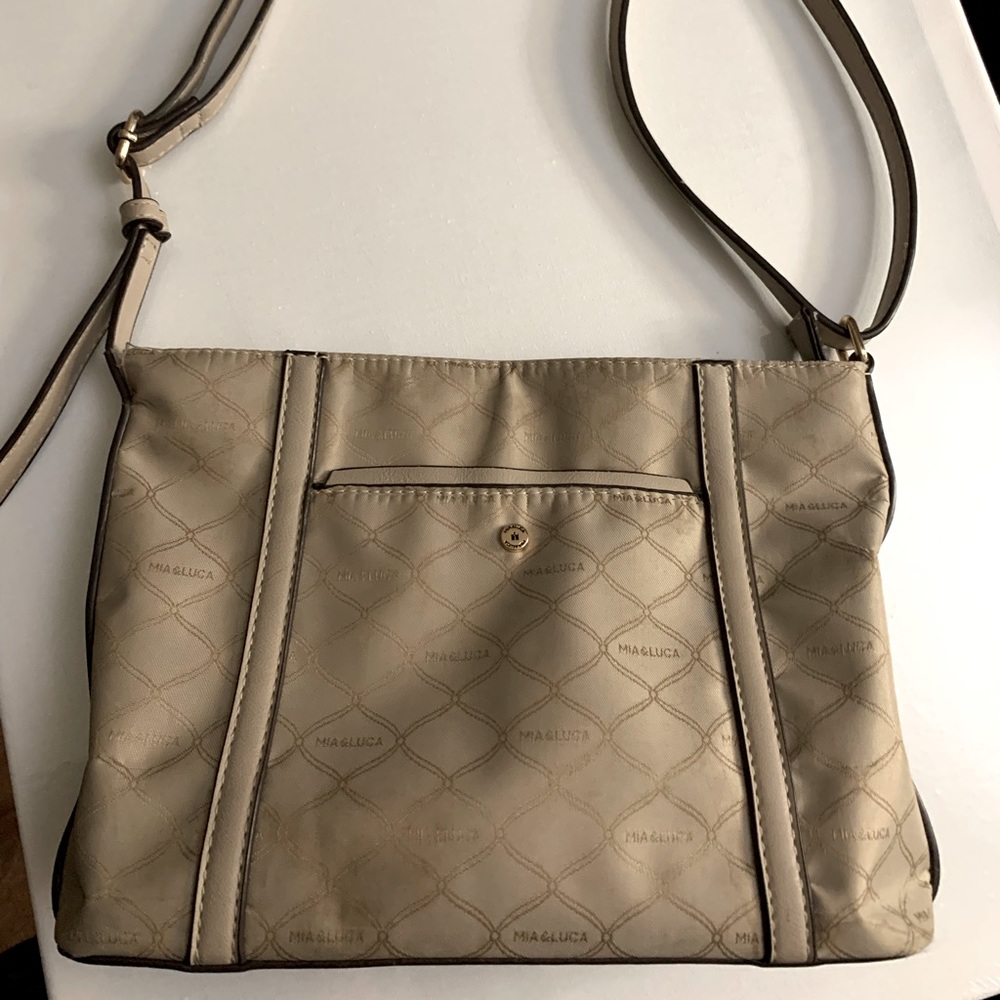 Mia and Luca  adjustable Beige  purse
